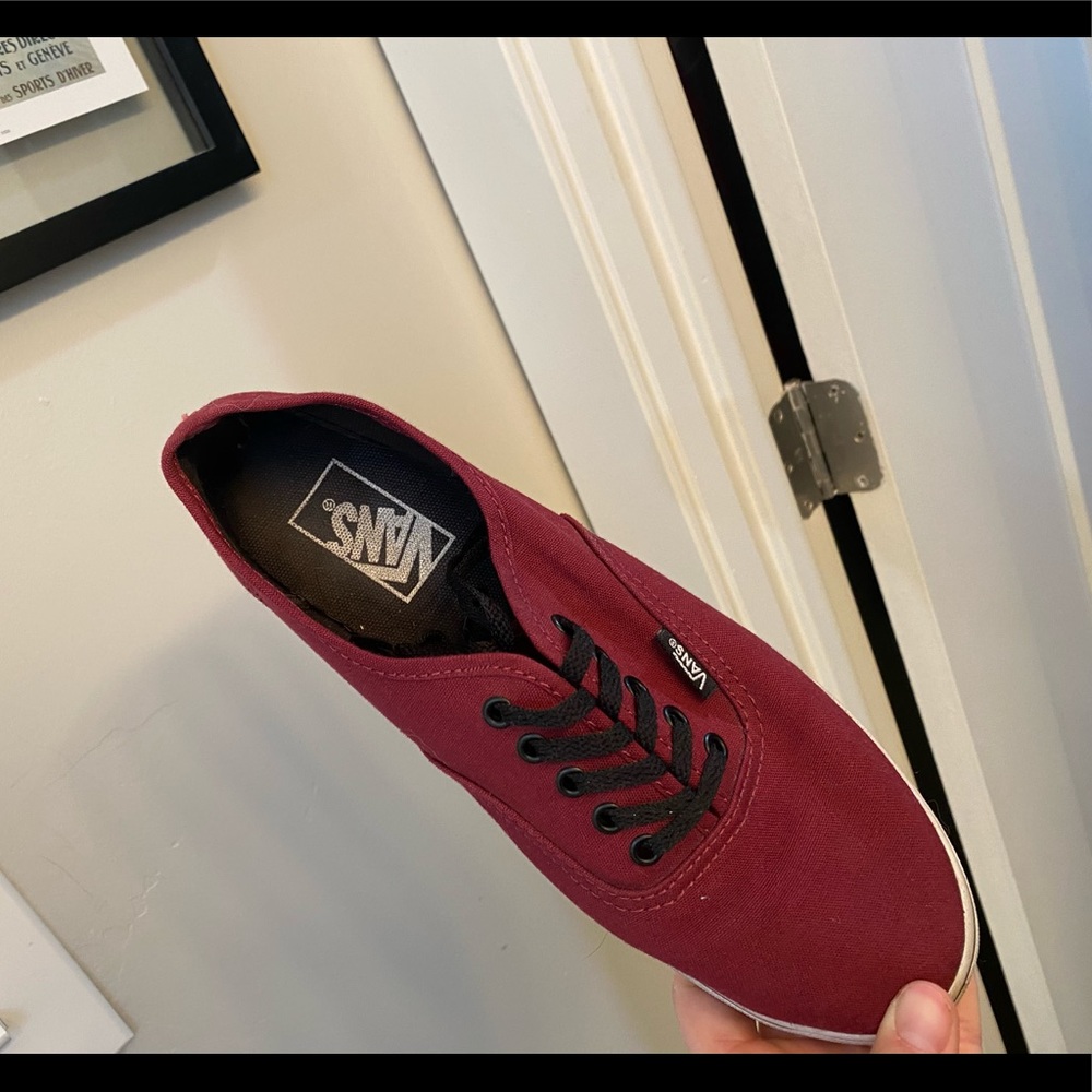 Red Authentic Vans - image 4